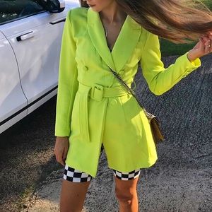 Neon Lime Blazer